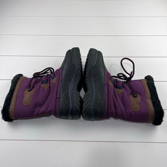 Lacrosse women’s winter boots size 5 Purple black Lace up - Picture 10 of 10